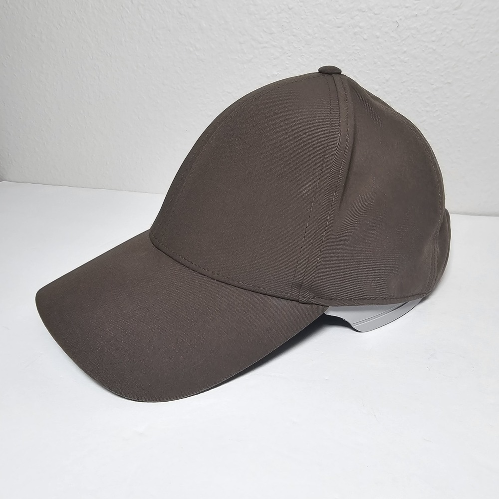 Babaton Aritzia Womens Brown Premier Crest Baseball Cap Hat One Size Adjustable - Picture 4 of 11